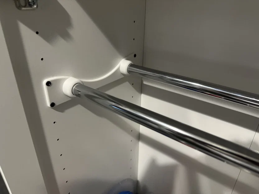 Giá treo cuộn nhựa 3D cho tủ Ikea Billy tiện lợi và chắc chắn - Image 2