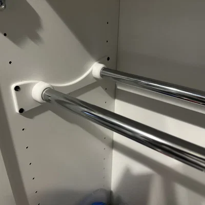 Giá treo cuộn nhựa 3D cho tủ Ikea Billy tiện lợi và chắc chắn