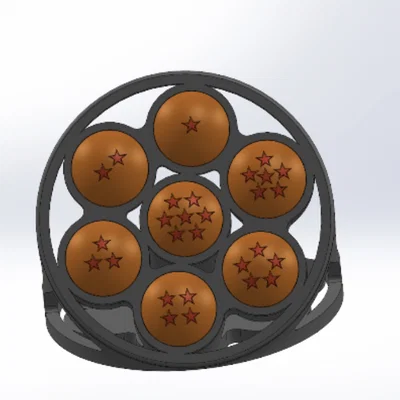 Dragon Ball Z "Dragon balls" – Bộ 7 Viên Ngọc Rồng (bản thu nhỏ)