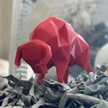 Low-Poly Charging Bull - Thumbnail 1