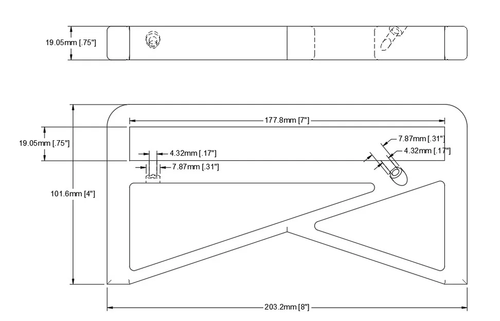 Bracket kê bàn phím / màn hình (Keyboard / Monitor Riser Bracket) - Image 4