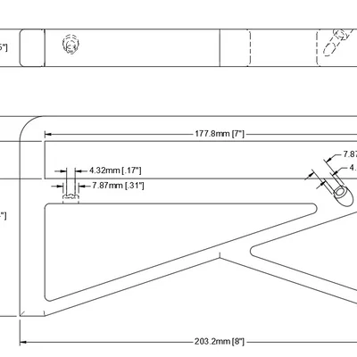 Bracket kê bàn phím / màn hình (Keyboard / Monitor Riser Bracket)