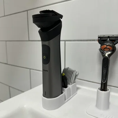 Giá đỡ máy cạo râu Philips Multigroom 7000 in 3D tiện lợi