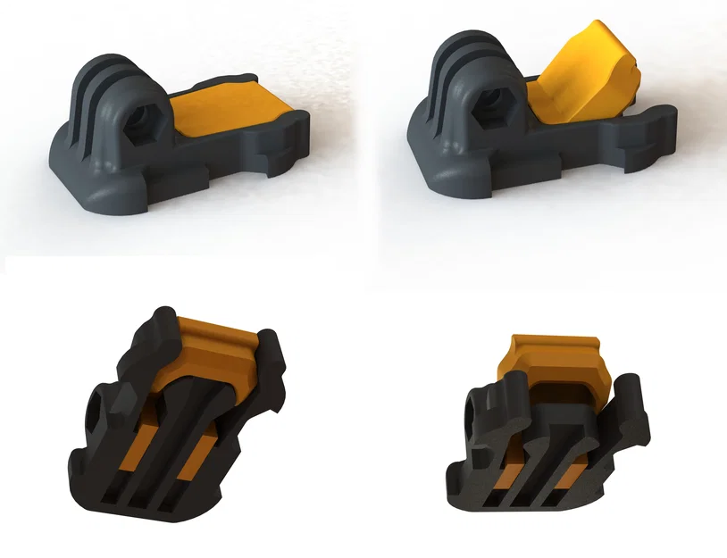 Ngàm GoPro Quick Release Buckle kèm Flexible Locking Tab - Image 3