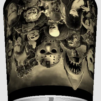 Horror Lampshade – Chụp đèn Lithopane phim kinh dị