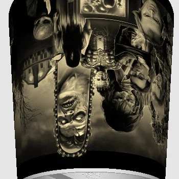 Horror Lampshade – Chụp đèn Lithopane phim kinh dị