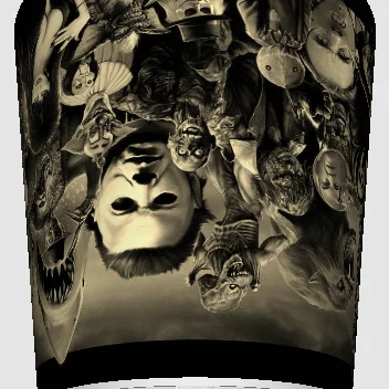 Horror Lampshade – Chụp đèn Lithopane phim kinh dị