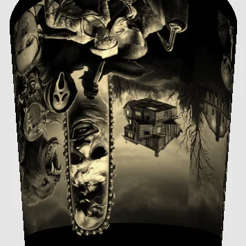 Horror Lampshade – Chụp đèn Lithopane phim kinh dị