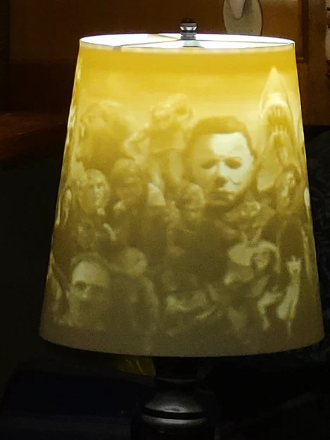 Horror Lampshade – Chụp đèn Lithopane phim kinh dị - Image 5