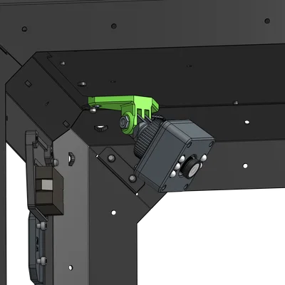 Ngàm góc tương thích GoPro cho Original Prusa Enclosure (OPE)