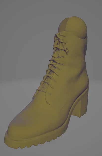 Mẫu giày boot 3D cực chất cho búp bê BJD tỉ lệ 1/3 - Image 1