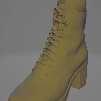 Mẫu giày boot 3D cực chất cho búp bê BJD tỉ lệ 1/3