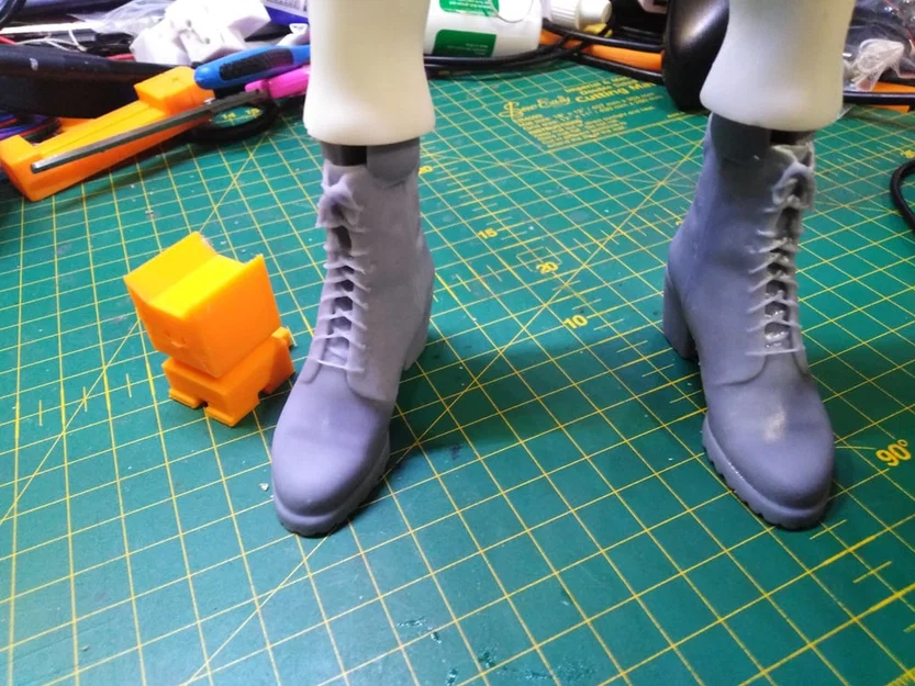 Mẫu giày boot 3D cực chất cho búp bê BJD tỉ lệ 1/3 - Image 2