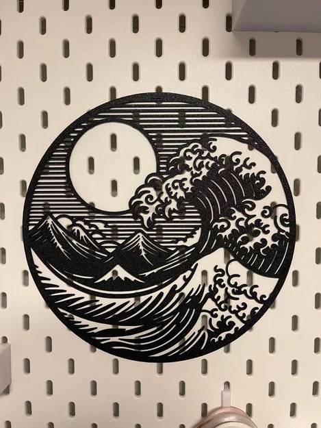 Great Wave of Kokanow – Tranh 2D treo tường - Image 3