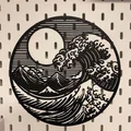 Great Wave of Kokanow – Tranh 2D treo tường - Thumbnail 3