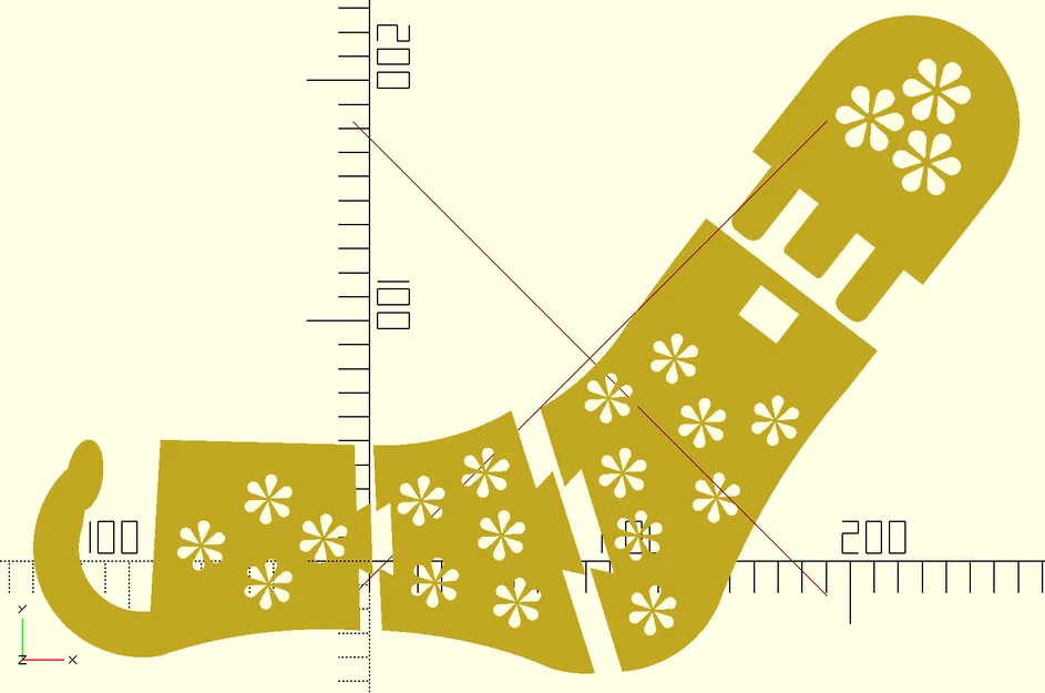 Khuôn định hình tất 3D (Sock Blocker) cho máy in PRUSA MINI+ - Image 1