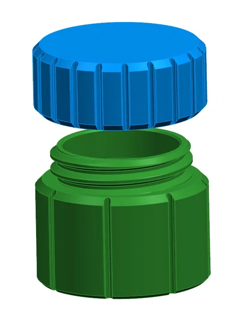 Hộp đựng đồ nhỏ gọn với nắp vặn ren - File in 3D tiện dụng - Image 1