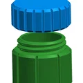 Hộp đựng đồ nhỏ gọn với nắp vặn ren - File in 3D tiện dụng - Thumbnail 1