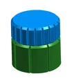 Hộp đựng đồ nhỏ gọn với nắp vặn ren - File in 3D tiện dụng - Thumbnail 2