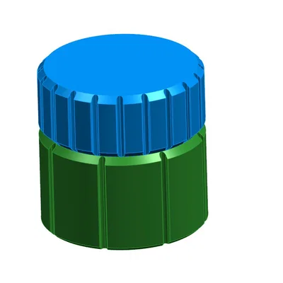 Hộp đựng đồ nhỏ gọn với nắp vặn ren - File in 3D tiện dụng