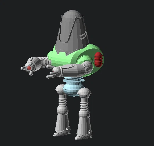 Robot kiểu Fallout (posable) - Image 2