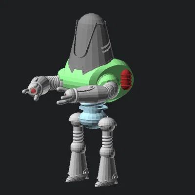 Robot kiểu Fallout (posable)