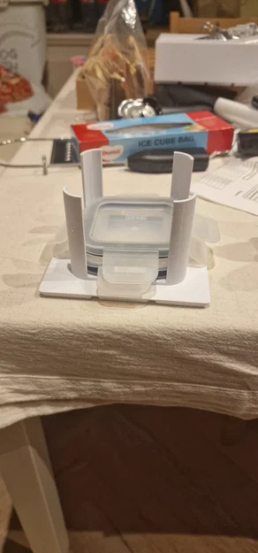 Khay giữ nắp hộp Ikea 365+ chuẩn hệ Gridfinity - Image 1