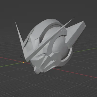 Mô hình đầu Gundam Exia tương thích Dummy 13 (In 3D)