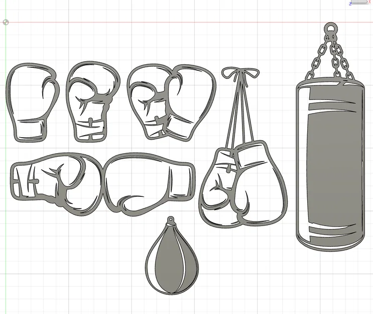 Bộ sưu tập Boxing Wall Art: Trang trí phòng tập bằng in 3D - Image 1