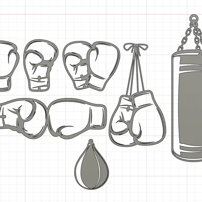 Bộ sưu tập Boxing Wall Art: Trang trí phòng tập bằng in 3D