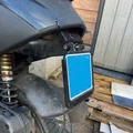 Bracket gắn biển số Piaggio Zip để tháo dè (fender) - Thumbnail 3