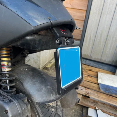 Bracket gắn biển số Piaggio Zip để tháo dè (fender)
