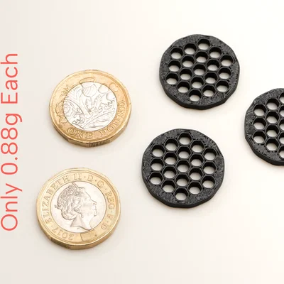 Token xe đẩy £1 (Pound) – Tối ưu giảm vật liệu in