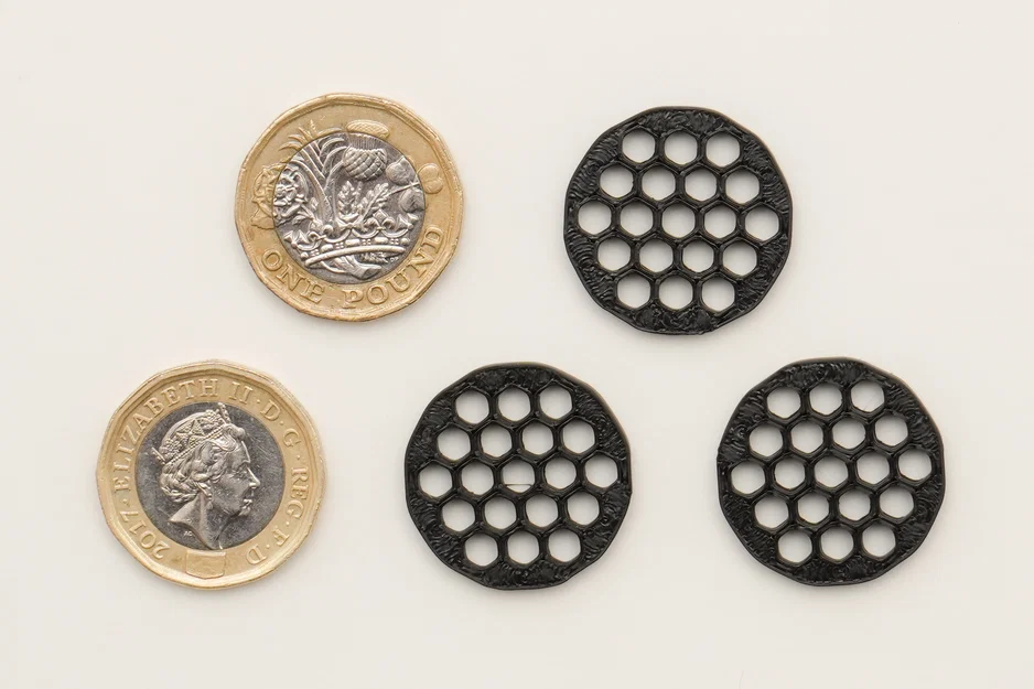 Token xe đẩy £1 (Pound) – Tối ưu giảm vật liệu in - Image 2