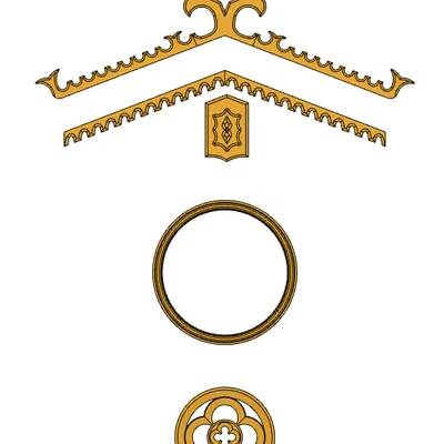 Bộ phận đồng hồ cuckoo (Cuckoo clock parts)