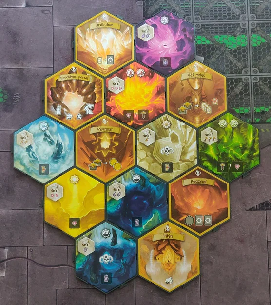 Khung Gắn Gạch Bản Đồ Dwellings of Eldervale - Phụ Kiện Board Game - Image 5