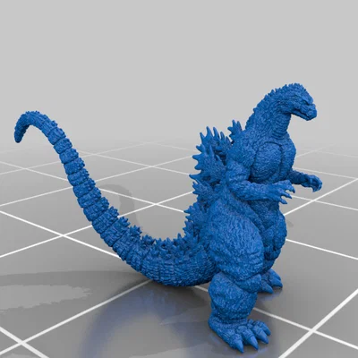 Mô hình 3D Godzilla: Chi tiết sắc nét dành cho người đam mê