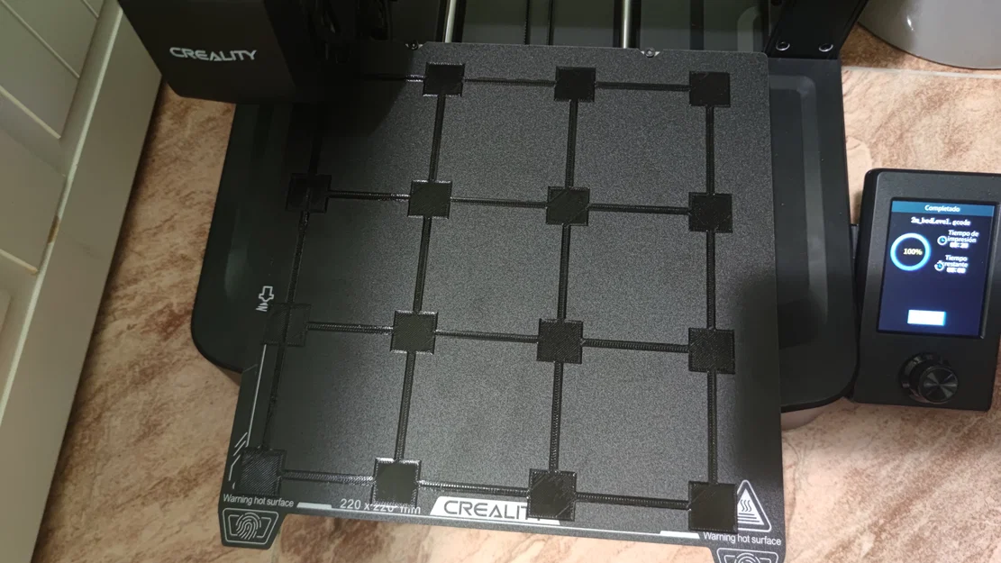 File test cân bàn in (Bed Level Test) chuẩn cho Ender 3 V3 SE - Image 3