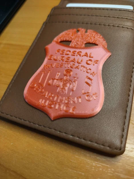 Bản replica huy hiệu FBI (FBI Badge replica) - Image 2