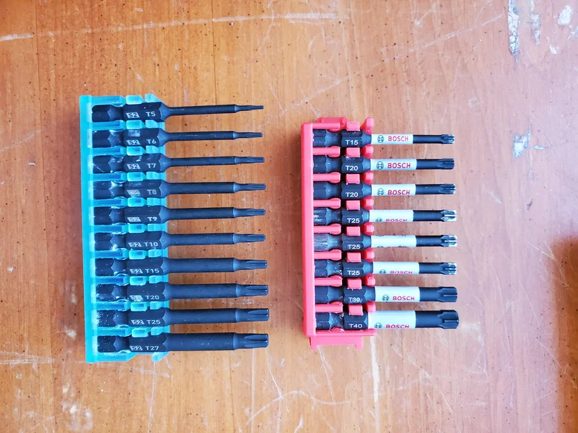 Khay đựng mũi vít lục giác 3D (Hex Driver Bit Holder) tùy chỉnh - Image 1