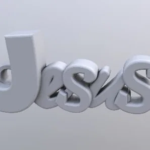 Móc khóa Jesus (không dấu)