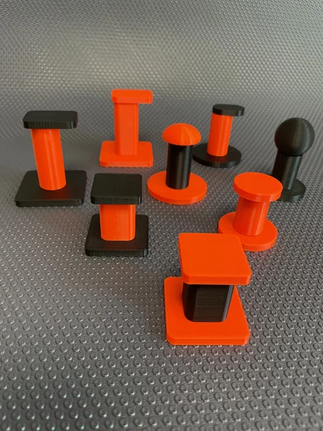 Móc treo tường modular (Wall/Coat hooks – Kleiderhaken/Wandhaken) - Image 1