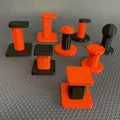 Móc treo tường modular (Wall/Coat hooks – Kleiderhaken/Wandhaken) - Thumbnail 1