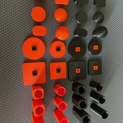 Móc treo tường modular (Wall/Coat hooks – Kleiderhaken/Wandhaken)