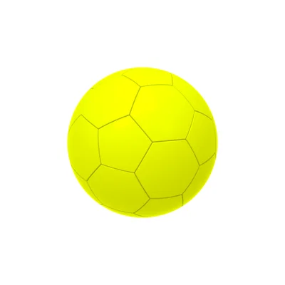 Mô hình 3D quả bóng thi đấu Vex IQ Rapid Relay Ball chuẩn xác