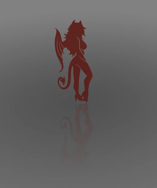 Mô hình trang trí tường Devil (Ác nữ) in 3D độc đáo - Image 2