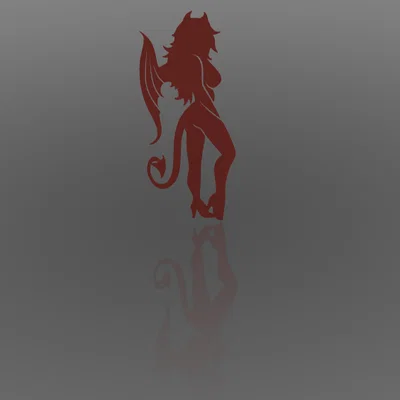 Mô hình trang trí tường Devil (Ác nữ) in 3D độc đáo