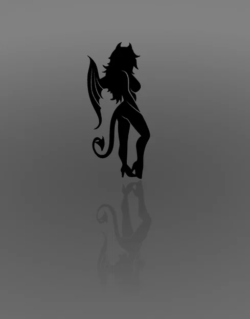 Mô hình trang trí tường Devil (Ác nữ) in 3D độc đáo - Image 3