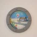 Trang trí tường khung cửa sổ SpongeBob - Thumbnail 1