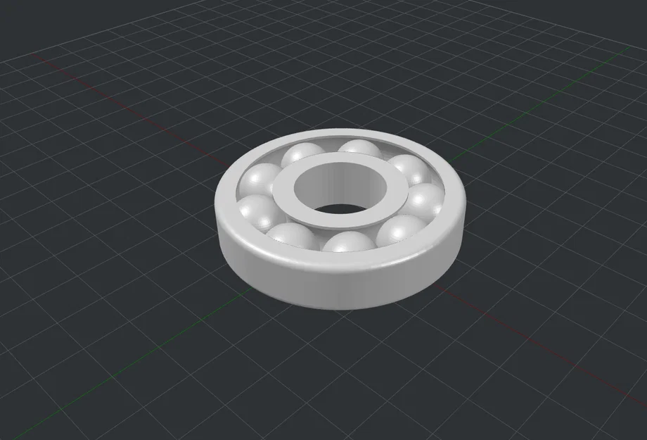Vòng bi in 3D (3D Printable Bearing) - Mô hình cơ khí in trực tiếp - Image 1